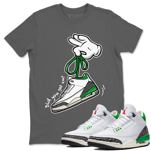 Cartoon Hands Unisex Short Sleeve T-Shirt - Shirt To Match 3s Lucky Green Jezsport.com