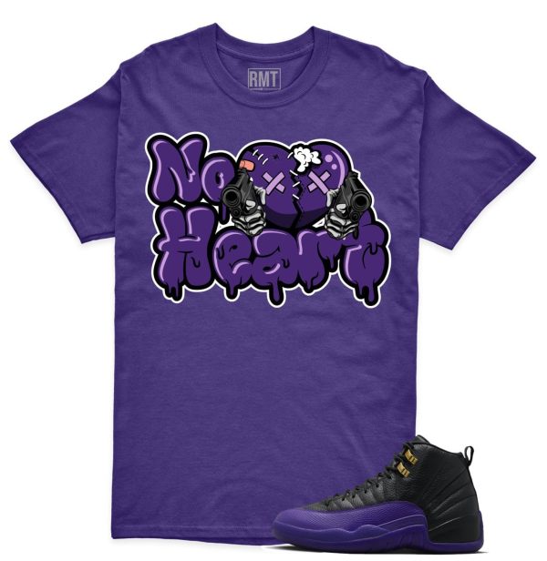 Field Purple 12s Matching shirts, No Heart Shirt Matching Jordan 12 Field Purple Jezsport.com