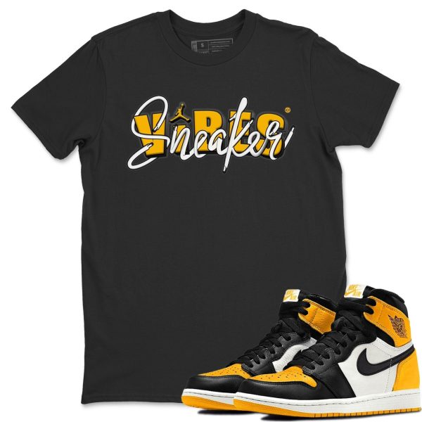 Sneaker Vibes Unisex Crew Neck T-Shirt - Shirt To Match 1s Taxi Yellow Toe Jezsport.com