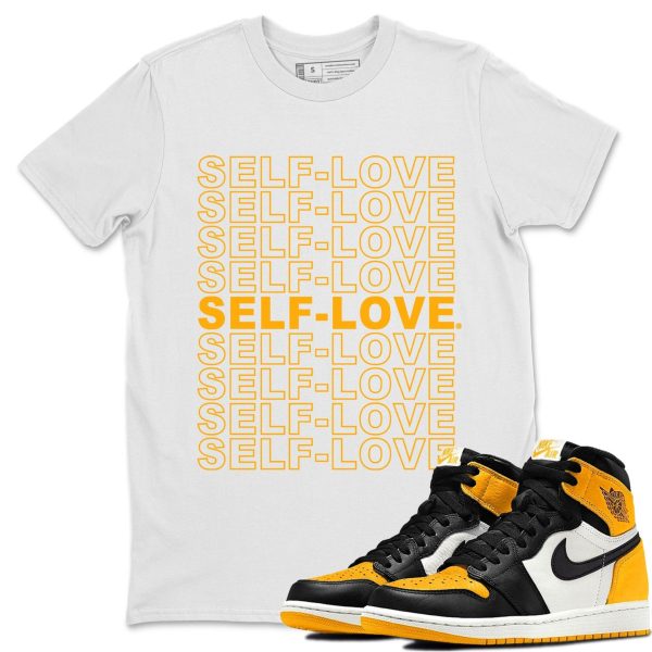 Self Love Unisex Crew Neck T-Shirt - Shirt To Match 1s Taxi Yellow Toe Jezsport.com