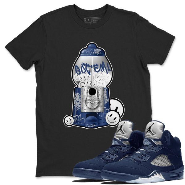 Gumball Machine Unisex Crew Neck Sneaker Matching Tee Shirt To Match 5s Georgetown Jezsport.com