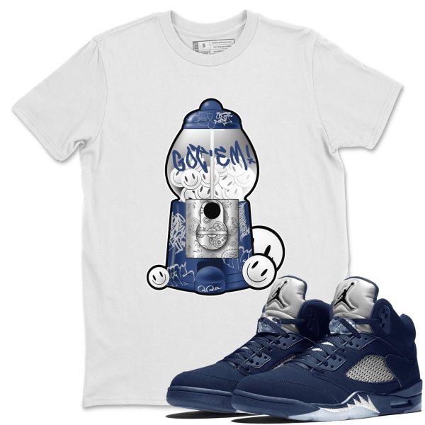 Gumball Machine Unisex Crew Neck Sneaker Matching Tee Shirt To Match 5s Georgetown Jezsport.com