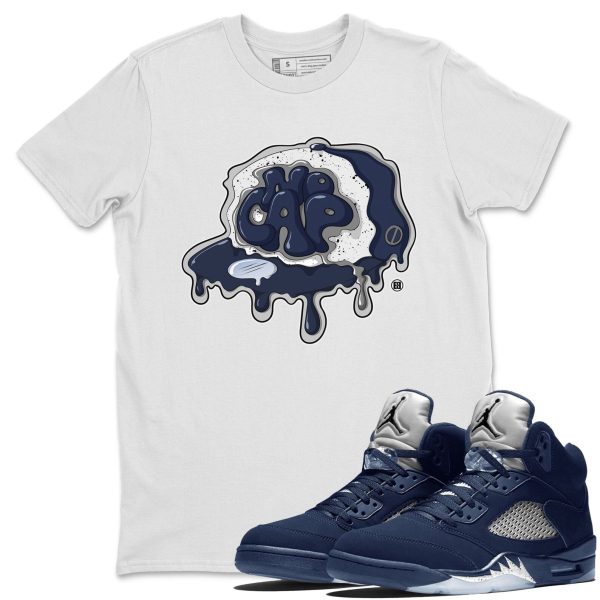 No Cap Unisex Crew Neck Sneaker Matching Tee Shirt To Match 5s Georgetown Jezsport.com