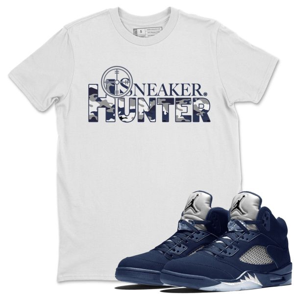 Sneaker Hunter Unisex Crew Neck Sneaker Matching Tee Shirt To Match 5s Georgetown Jezsport.com