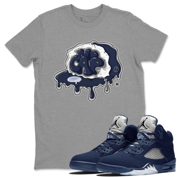 No Cap Unisex Crew Neck Sneaker Matching Tee Shirt To Match 5s Georgetown Jezsport.com