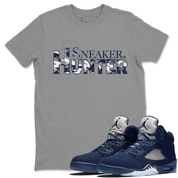 Sneaker Hunter Unisex Crew Neck Sneaker Matching Tee Shirt To Match 5s Georgetown Jezsport.com