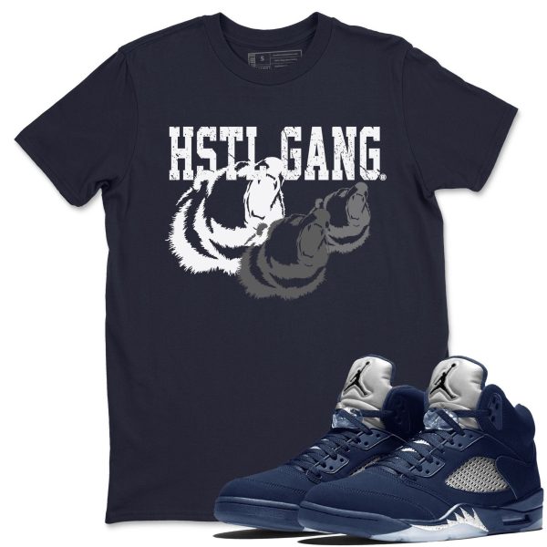 Hustle Gang Unisex Crew Neck Sneaker Matching Tee Shirt To Match 5s Georgetown Jezsport.com