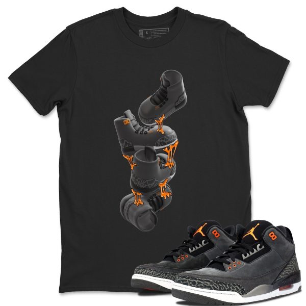 Gum Stuck On Shoes Special Halloween Unisex Crew Neck Shirt To Match 3s Fear Jezsport.com