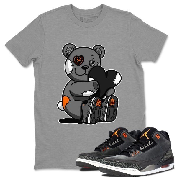 Hugging Bear Special Halloween Unisex Crew Neck Shirt To Match 3s Fear Jezsport.com