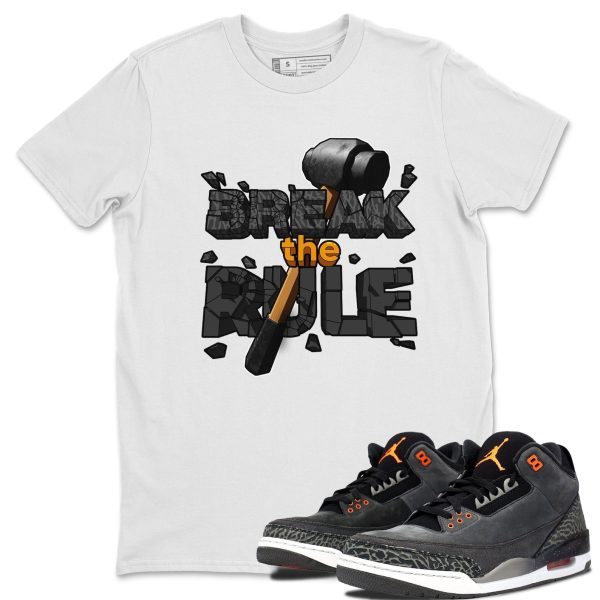 Break The Rule Special Halloween Unisex Crew Neck Shirt To Match 3s Fear Jezsport.com