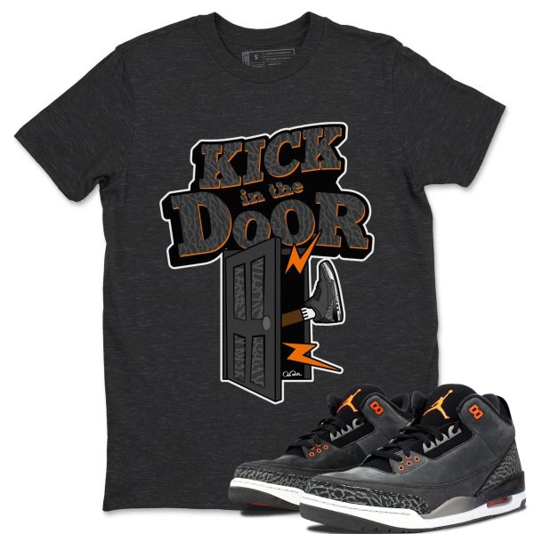 Kick In The Door Special Halloween Unisex Crew Neck Shirt To Match 3s Fear Jezsport.com