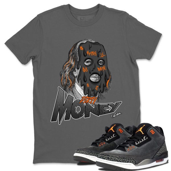 Dirty Money Special Halloween Unisex Crew Neck Shirt To Match 3s Fear Jezsport.com