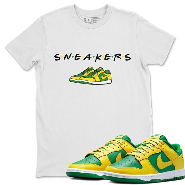 Sneakers Unisex Crew Neck Sneaker Matching Tee Shirt To Match Dunks Reverse Brazil Jezsport.com