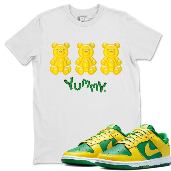 Yummy Bear Unisex Crew Neck Sneaker Matching Tee Shirt To Match Dunks Reverse Brazil Jezsport.com