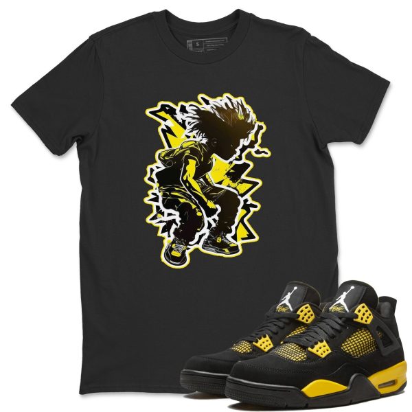 Thunder boy Unisex Crew Neck T-Shirt - Shirt To Match 4s Thunder Jezsport.com