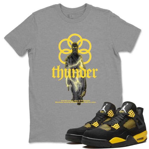 Statue Woman Unisex Crew Neck T-Shirt - Shirt To Match 4s Thunder Jezsport.com