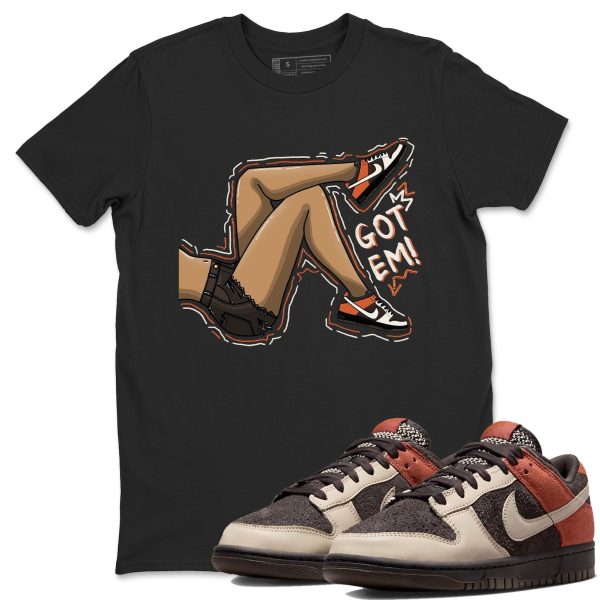 Got Em Legs Unisex Crew Neck Sneaker Matching Tee Shirt To Match Red Panda Jezsport.com