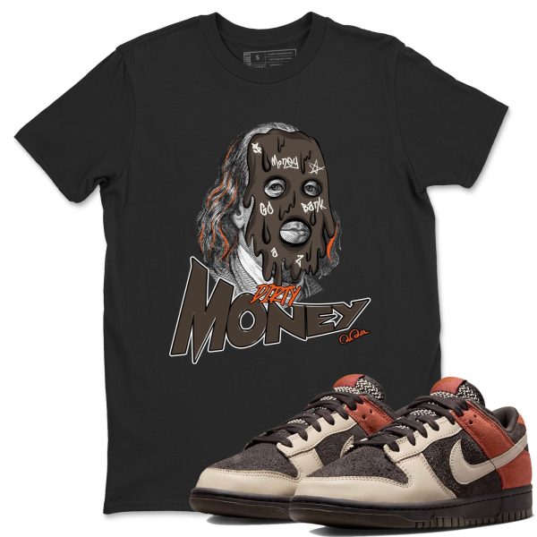 Dirty Money Unisex Crew Neck Sneaker Matching Tee Shirt To Match Red Panda Jezsport.com