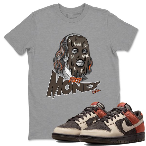 Dirty Money Unisex Crew Neck Sneaker Matching Tee Shirt To Match Red Panda Jezsport.com