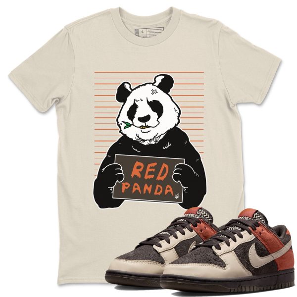 Mugshot Unisex Crew Neck Sneaker Matching Tee Shirt To Match Red Panda Jezsport.com