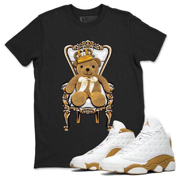 Royal Bear Unisex Crew Neck Sneaker Matching Tee Shirt To Match 13s Wheat Jezsport.com