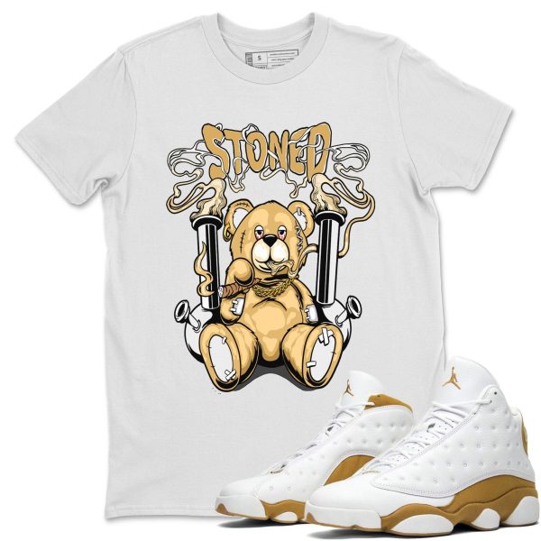 Stoned Bear Unisex Crew Neck Sneaker Matching Tee Shirt To Match 13s Wheat Jezsport.com