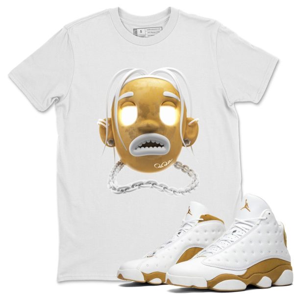 Goosebumps Boy Unisex Crew Neck Sneaker Matching Tee Shirt To Match 13s Wheat Jezsport.com