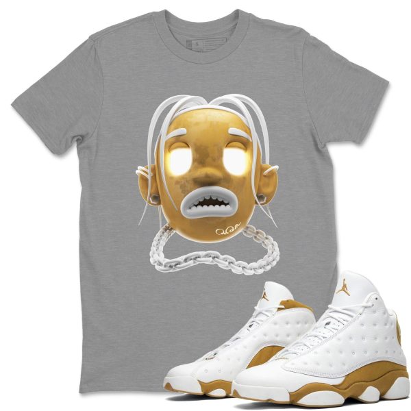 Goosebumps Boy Unisex Crew Neck Sneaker Matching Tee Shirt To Match 13s Wheat Jezsport.com