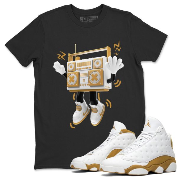 90s Radio Boy Unisex Crew Neck Sneaker Matching Tee Shirt To Match 13s Wheat Jezsport.com