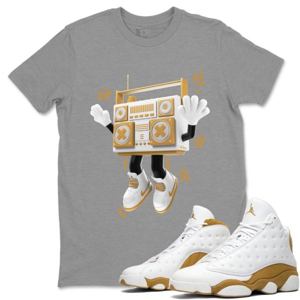 90s Radio Boy Unisex Crew Neck Sneaker Matching Tee Shirt To Match 13s Wheat Jezsport.com