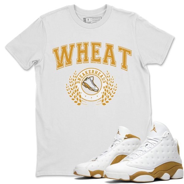 Sneaker Letter Unisex Crew Neck Sneaker Matching Tee Shirt To Match 13s Wheat Jezsport.com