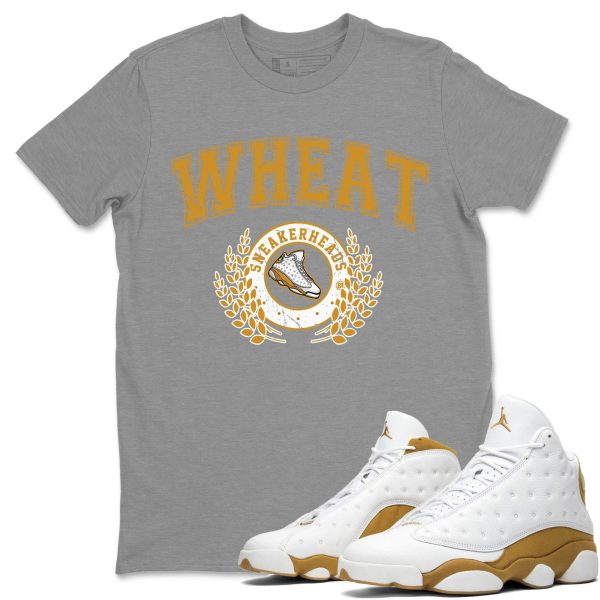 Sneaker Letter Unisex Crew Neck Sneaker Matching Tee Shirt To Match 13s Wheat Jezsport.com