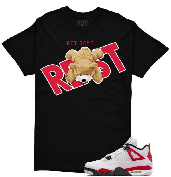 Red Cement 4s Matching Shirts, Some Rest Tee Matching Jordan 4 Red Cement Jezsport.com