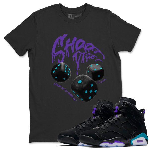 Shoot Dice Unisex Tee - Sneaker T-Shirt To Match 6s Aqua Jezsport.com