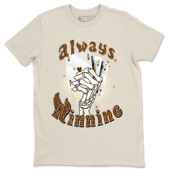 Always Winning Unisex Tees - Sneaker Shirt To Match 3s Palomino Jezsport.com