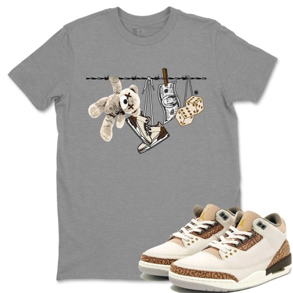 Clothesline Unisex Tees - Sneaker Shirt To Match 3s Palomino Jezsport.com