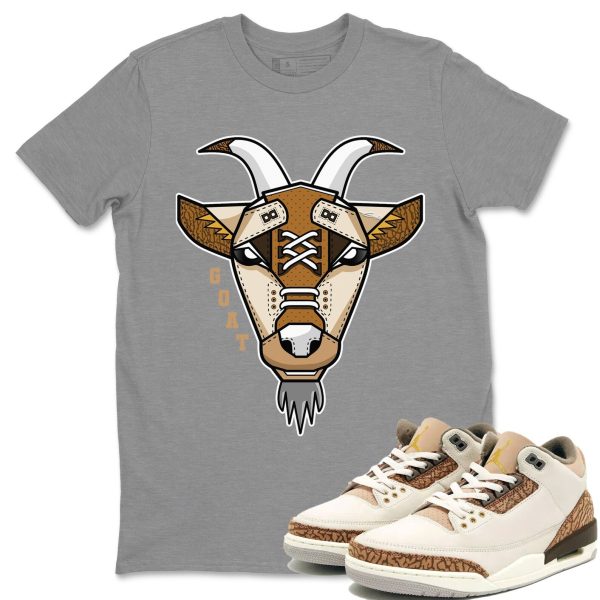 Goat Face Unisex Tees - Sneaker Shirt To Match 3s Palomino Jezsport.com