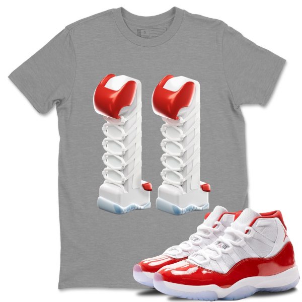 3D Number 11 Unisex Tee - Sneaker Shirt To Match 11s Cherry Jezsport.com