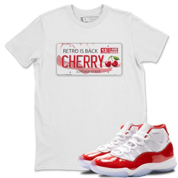 Plate Unisex Tees - Sneaker Shirt To Match 11s Cherry Jezsport.com