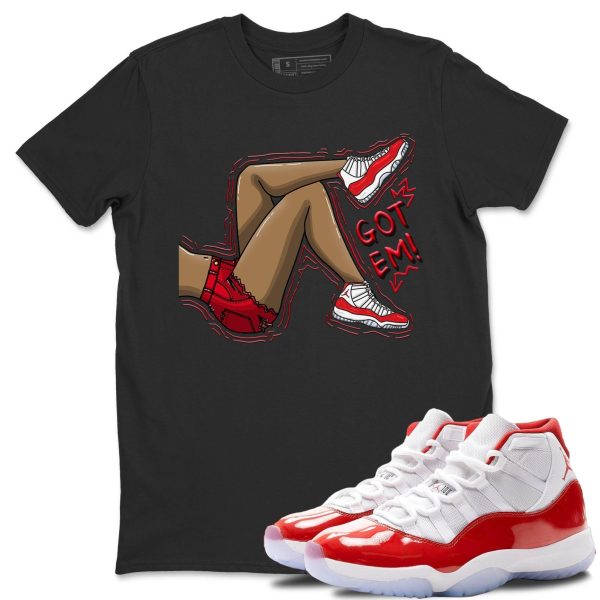 Got Em Legs Unisex Tees - Sneaker Shirt To Match 11s Cherry Jezsport.com