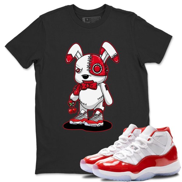 Cyborg Bunny Unisex Tees - Sneaker Shirt To Match 11s Cherry Jezsport.com