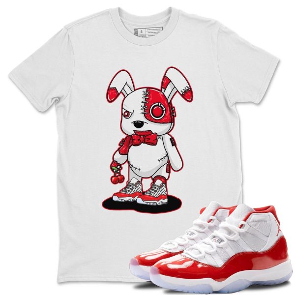 Cyborg Bunny Unisex Tees - Sneaker Shirt To Match 11s Cherry Jezsport.com