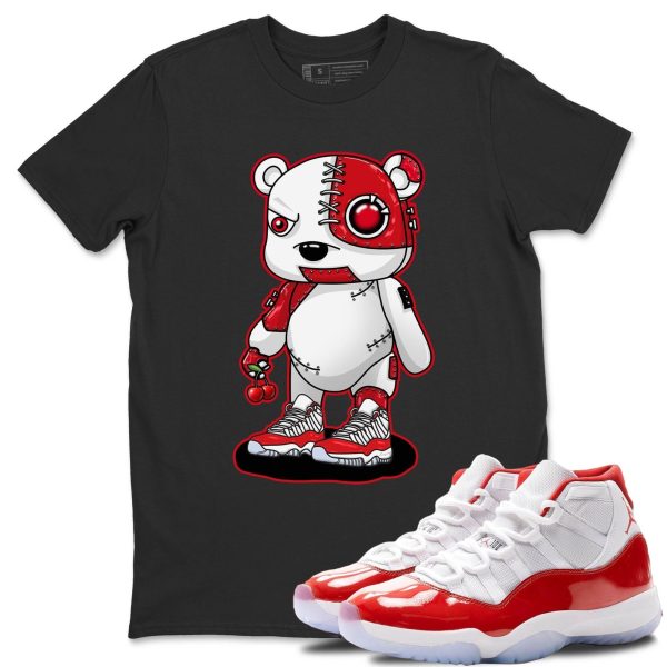 Cyborg Bear Unisex Tees - Sneaker Shirt To Match 11s Cherry Jezsport.com