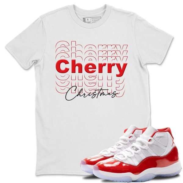 Cherry Christmas Unisex Tees - Sneaker Shirt To Match 11s Cherry Jezsport.com