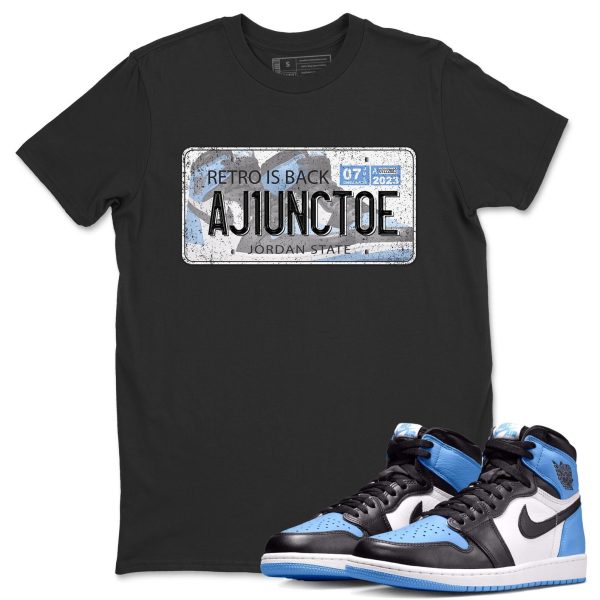 Plate Unisex Tee - Sneaker Shirt To Match 1s UNC University Blue Jezsport.com