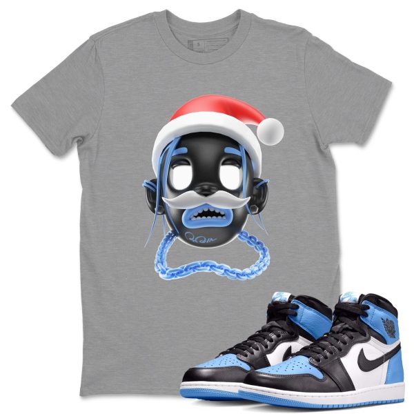 Goosebumps Boy Christmas Edition Unisex Tee - Sneaker Shirt To Match 1s UNC University Blue Jezsport.com