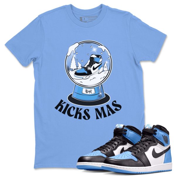 Snow Ball Unisex Tee - Sneaker Shirt To Match 1s UNC University Blue Jezsport.com