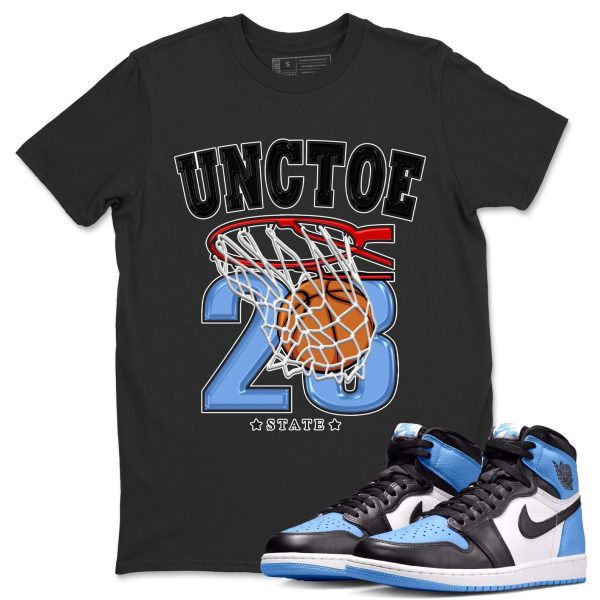 Basketball Unisex Tee - Sneaker Shirt To Match 1s UNC University Blue Jezsport.com