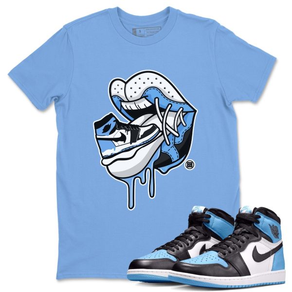 Sneaker Addiction 2 Unisex Short Sleeve T-Shirt - Sneaker Shirt To Match 1s UNC University Blue Jezsport.com