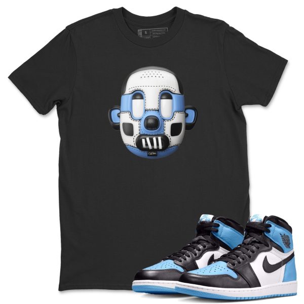 Shoe Head Unisex Short Sleeve T-Shirt - Sneaker Shirt To Match 1s UNC University Blue Jezsport.com